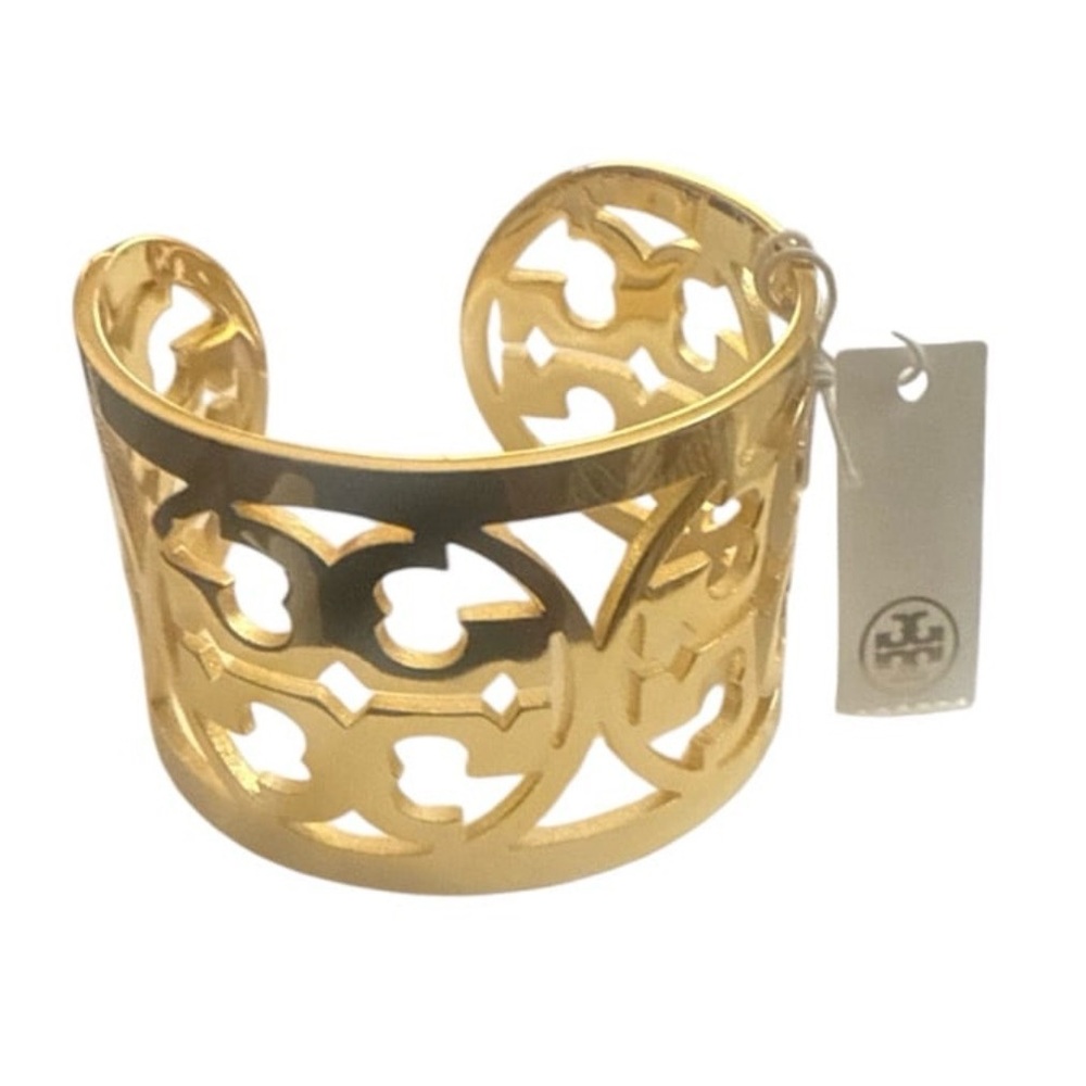 Tory Burch Gold Cuff Bracelet - Picture 3 of 4